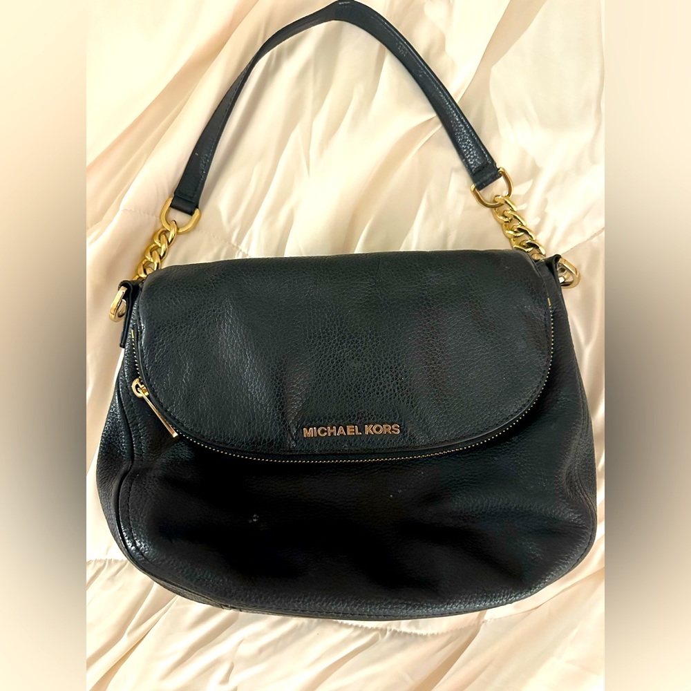 Black Michael Kors leather purse
